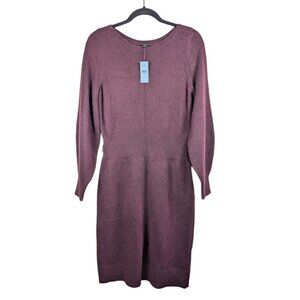 Ann Taylor Sweater Dress Size Medium Petite MP Academia Capsule Minimalist NEW
